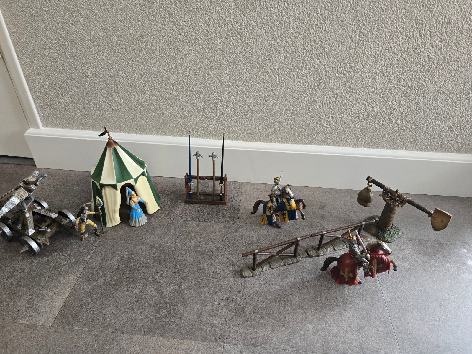 schleich ridders, Ophalen of Verzenden, Zo goed als nieuw, Beeldje of Figuurtje
