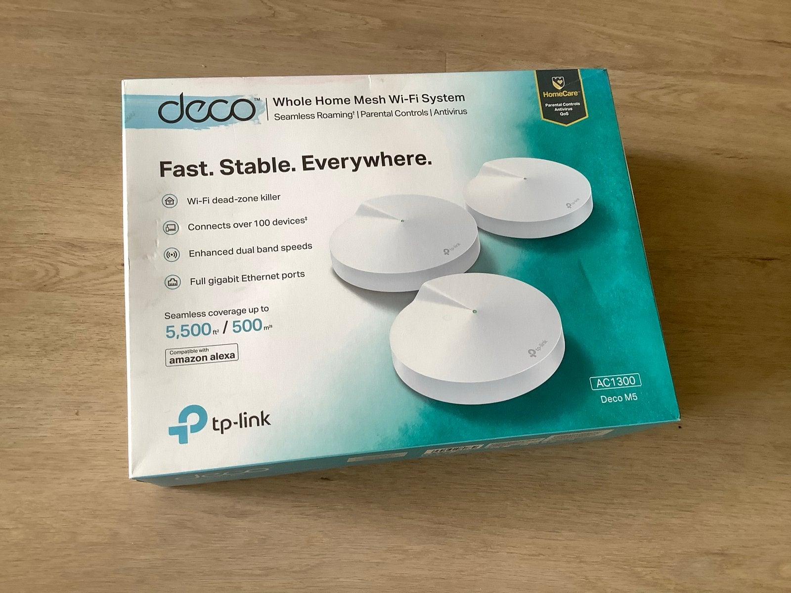 TP-Link Deco M5 AC1300 Mesh Wi-Fi Systeem. Evt los te koop, Ophalen of Verzenden, Nieuw, Router