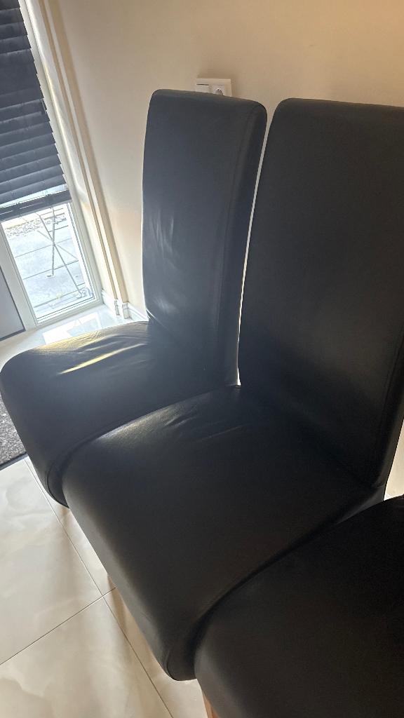 Gratis stoelen, Ophalen, Gebruikt, Zwart