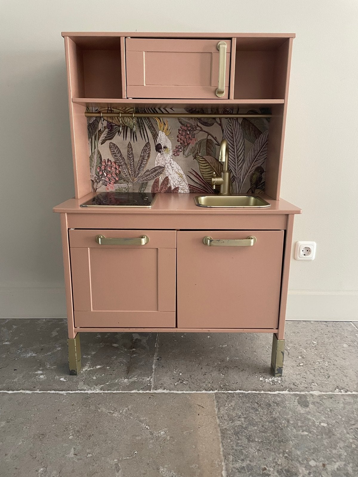IKEA Speelkeuken met Safari Chique Achtergrond, Ophalen, Gebruikt, Hout, Speelkeuken