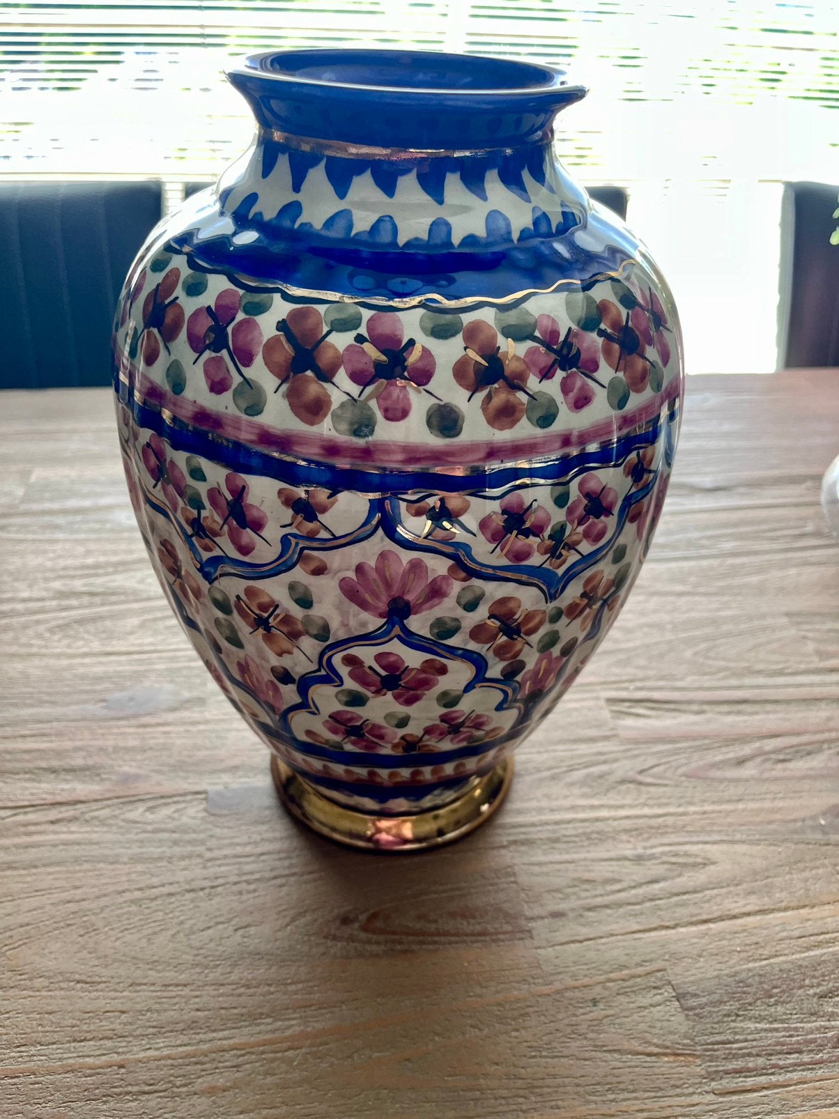 Majolica  Holland handgeschilderde vaas  jaren 60, Antiek en Kunst, Ophalen