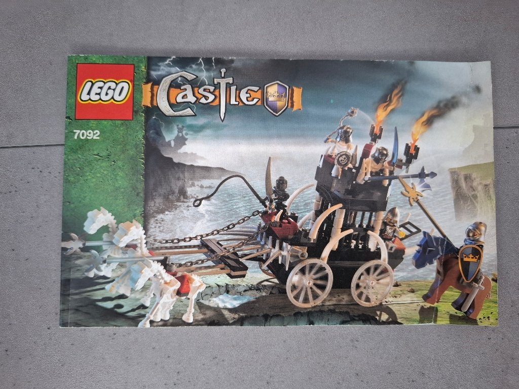 LEGO - Castle - 7092: Skeletons' Prison Carriage, Compleet, Gebruikt, Lego, Ophalen of Verzenden