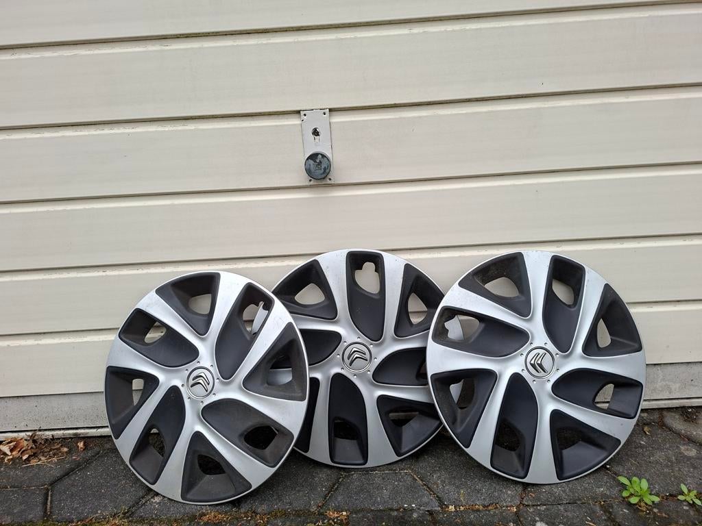 3x Citroën wieldoppen 17 inch, Auto diversen, Wieldoppen, Gebruikt, Ophalen of Verzenden