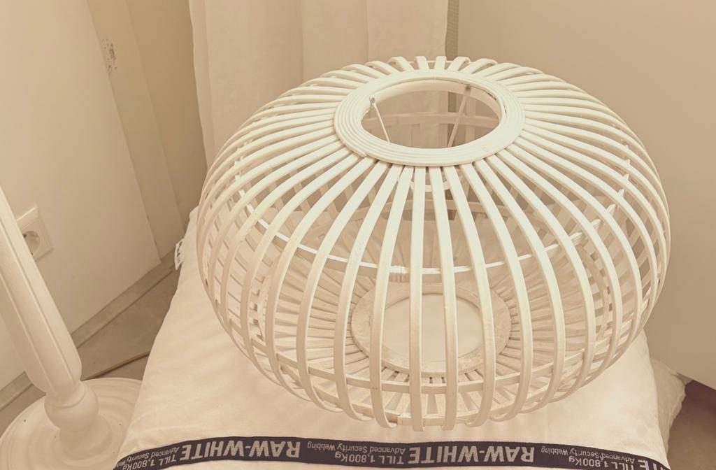 Lampenkap wit Karwei, Huis en Inrichting, Ophalen, 25 tot 50 cm, Wit, Rond