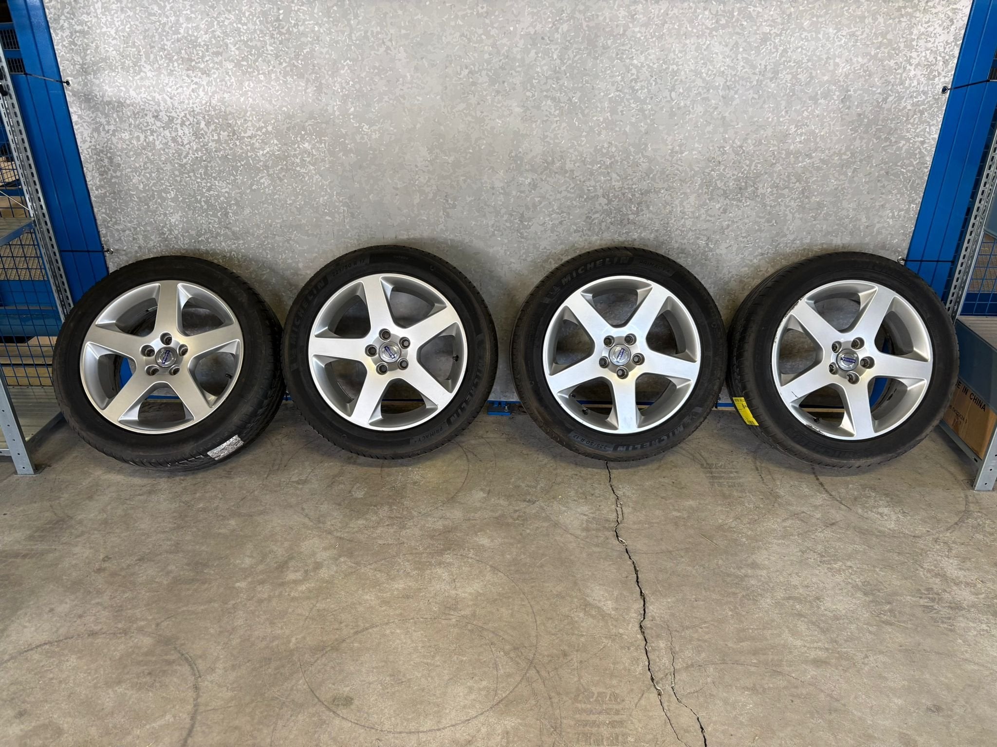 Gebruikte Zomerwielenset Michelin Primacy S60/V70 - (225/50