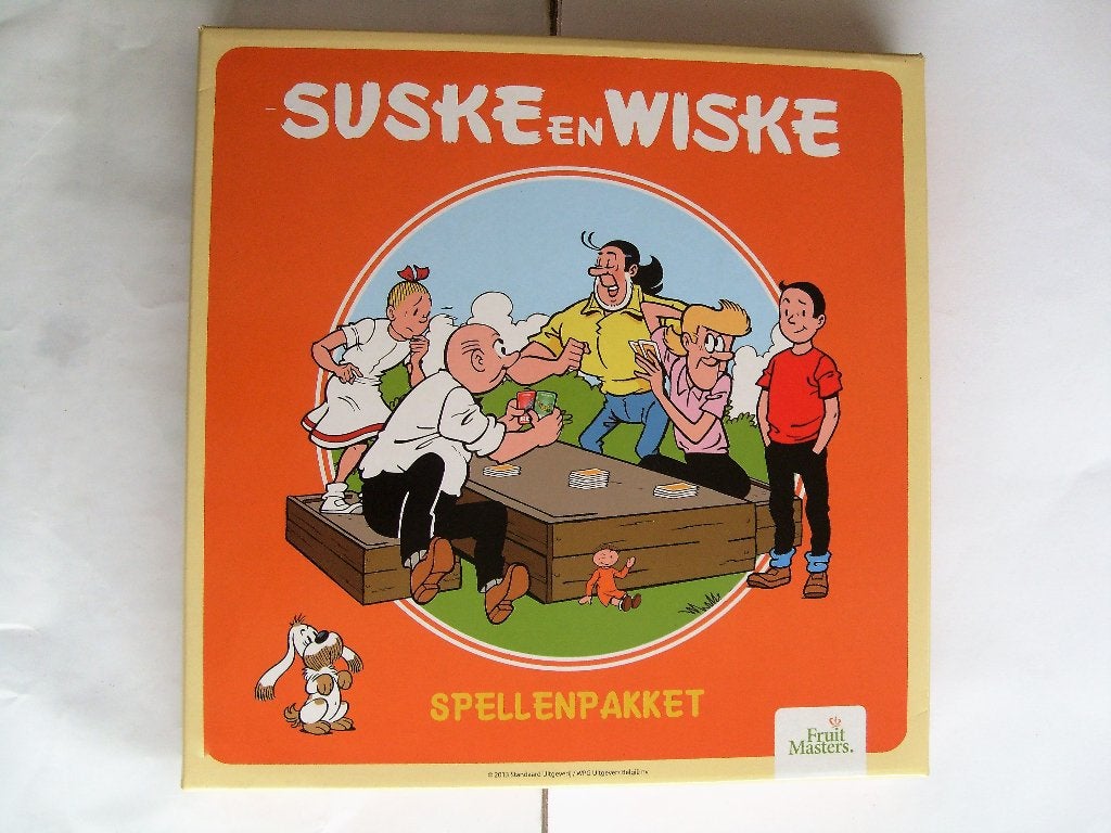 Suske en Wiske Spellenpakket Startset Fruit Masters, Ophalen of Verzenden, Suske en Wiske, Zo goed als nieuw, Boek of Spel