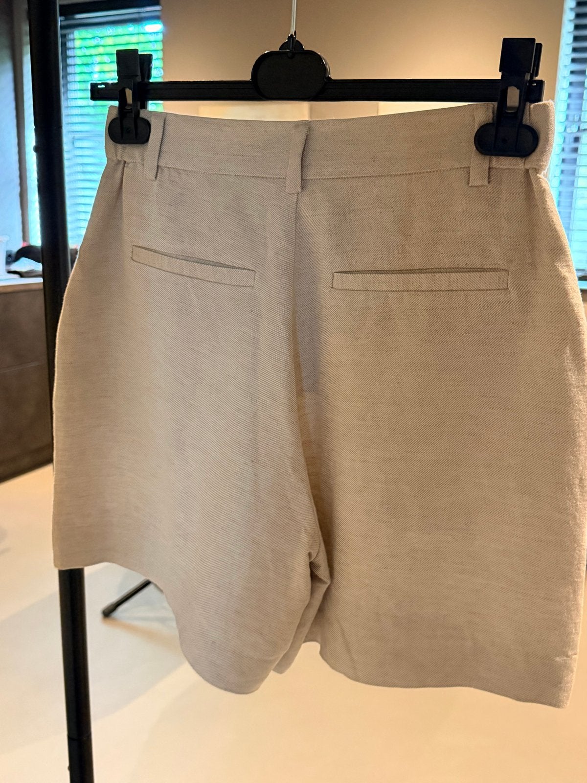 Minus MSJuno Linnen Shorts - Maat 34, Kleding | Dames, Kort, Beige, Nieuw, Ophalen of Verzenden