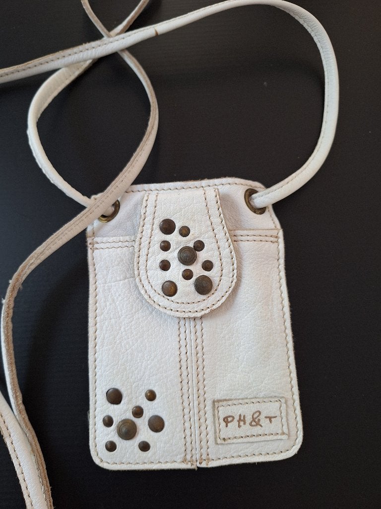 Kleun tasje PH&T, Ophalen of Verzenden, Zo goed als nieuw, Wit, Schoudertasje