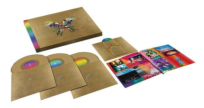 3LP+2Dvd Set Coldplay LIVE A Head Full Of Dreams GOLD NIEUW, Boxset, Pop, Ophalen of Verzenden, Geseald