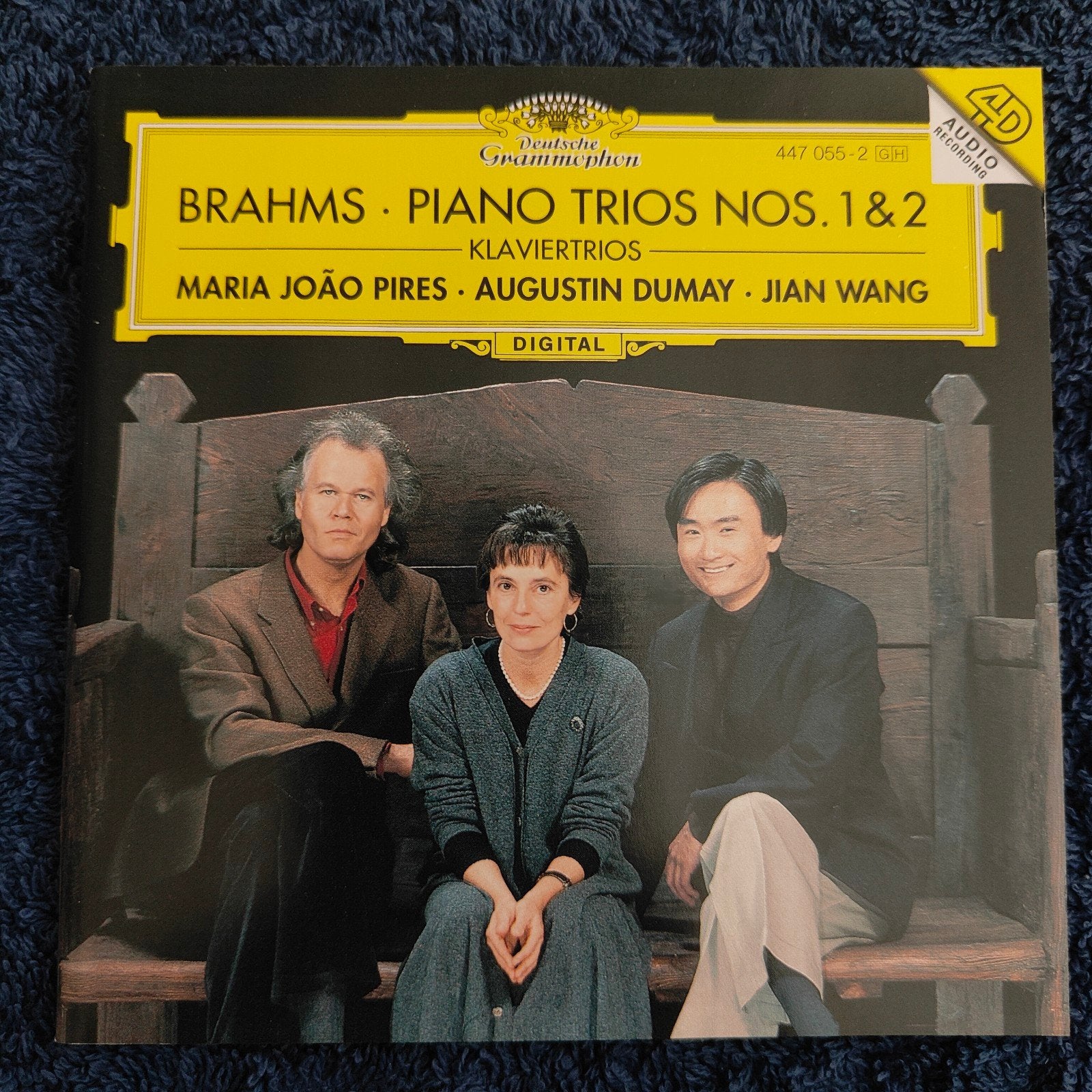 Brahms Pianotrio's  - Maria João Pires, Augustin Dumay,, Cd's en Dvd's, Kamermuziek, Brahms, Ophalen of Verzenden, Zo goed als nieuw