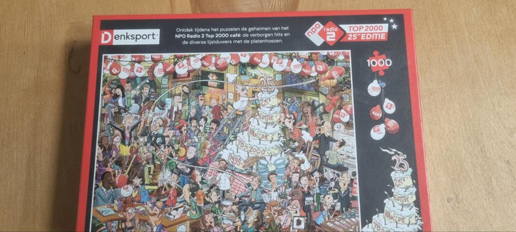 Denksport NPO Radio 2 Top 2000 Puzzel - 1000 stukjes, Ophalen of Verzenden
