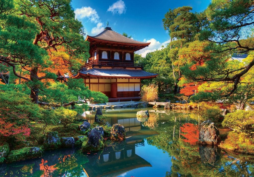 Japanse tuin fotobehang, Japan behang, *Fotobehang4you, Verzenden, Fotobehang