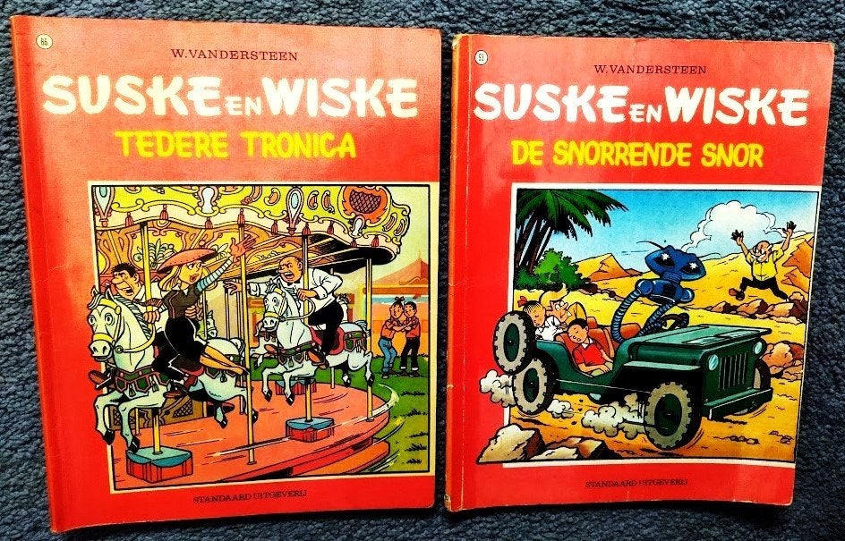 Suske en Wiske. Gelezen strips, maar nog in goede staat!!!!, Meerdere comics, Ophalen of Verzenden, Gelezen, Amerika