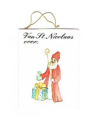 St.Nicolaas Kado- label, Ophalen of Verzenden