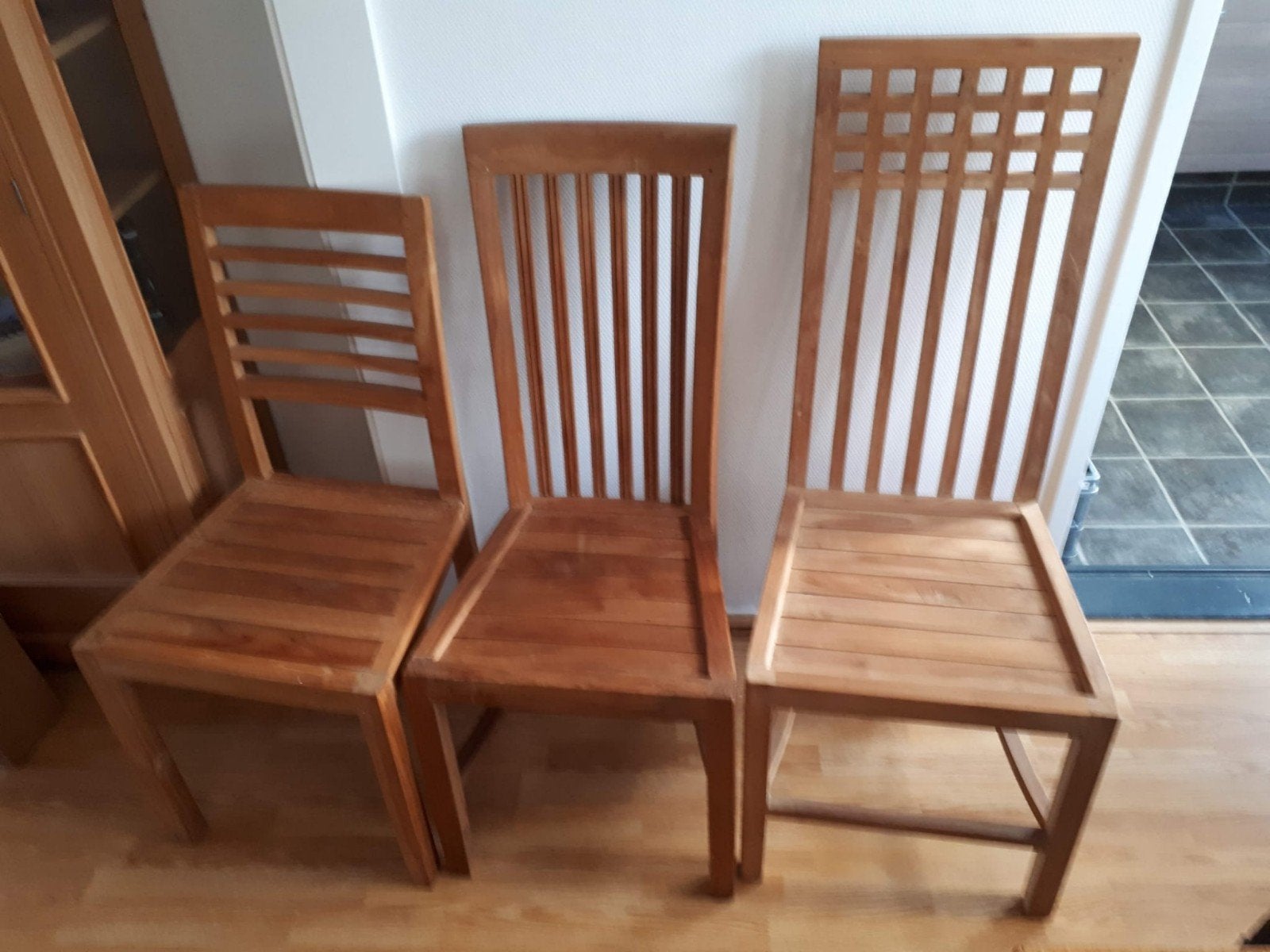 Stoelen, Huis en Inrichting, Ophalen, Zo goed als nieuw, Hout, Drie