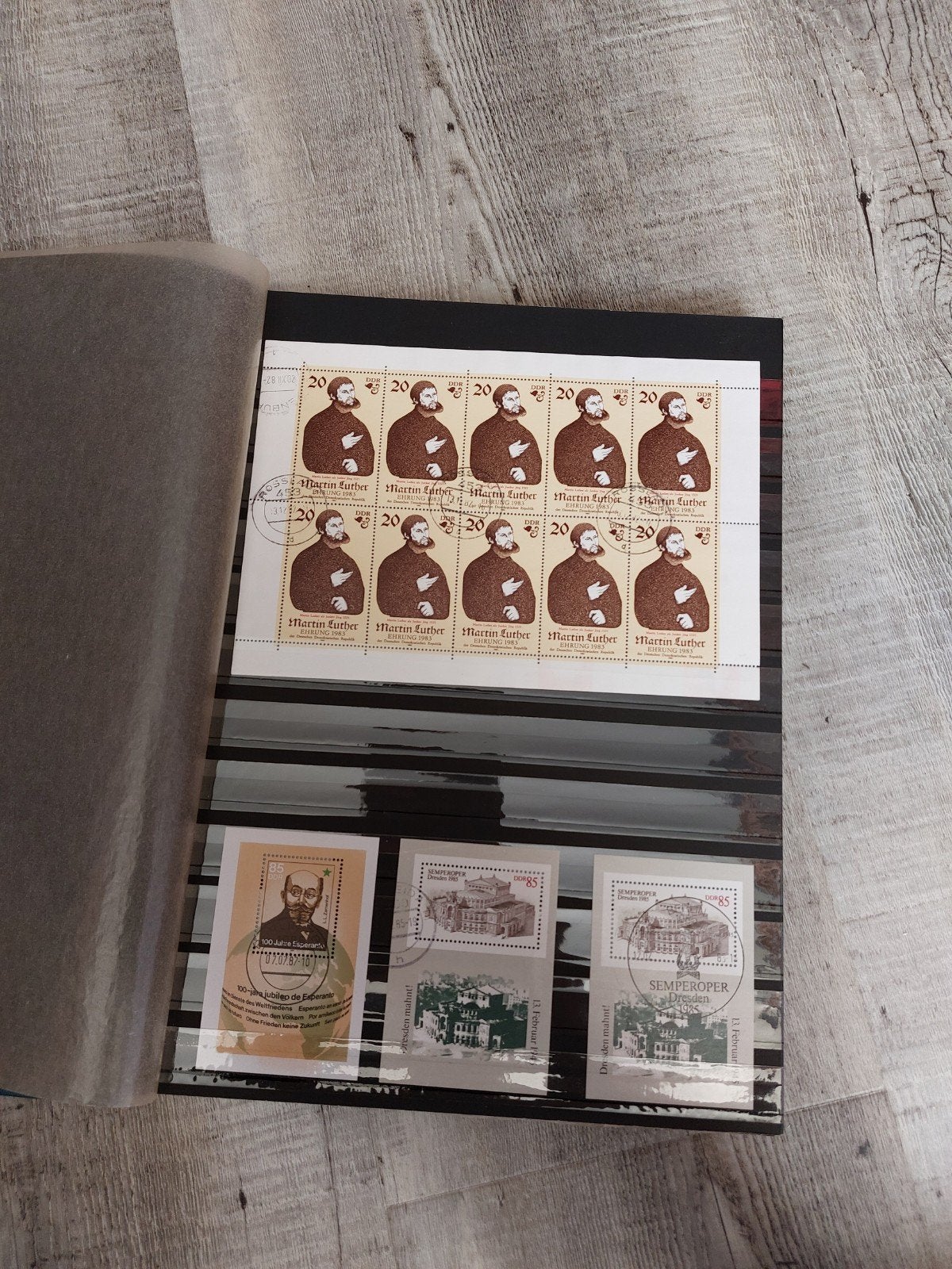 Postzegel album DDR blokken, Postzegels en Munten, Ophalen, Buitenland