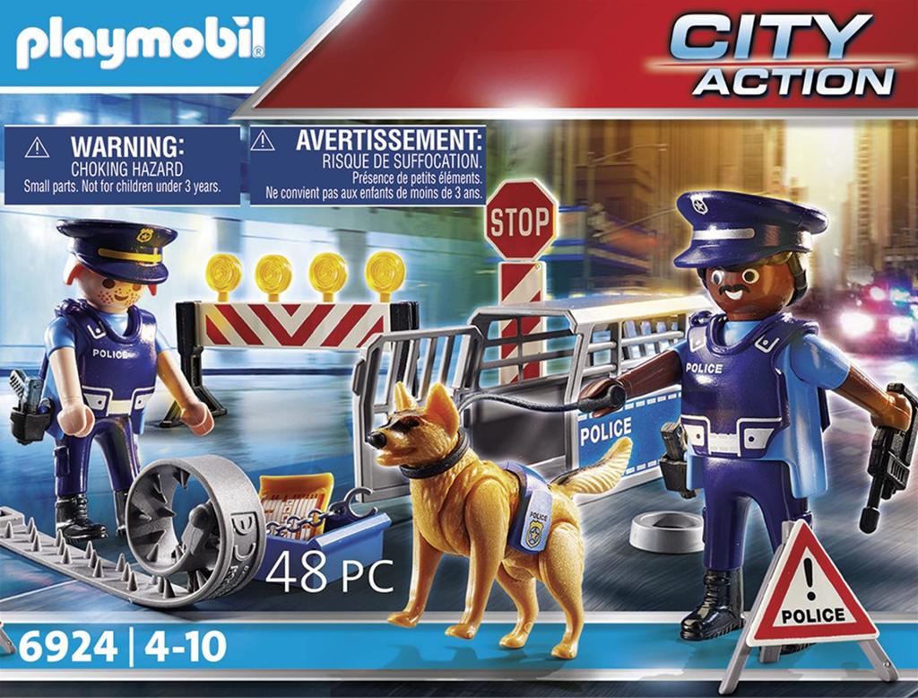 Playmobil 6924 City Action Politie met hond compleet, Ophalen of Verzenden, Zo goed als nieuw