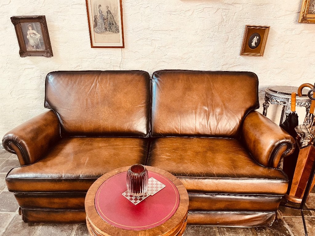 Originele Chesterfield bank!, Huis en Inrichting, Ophalen, Gebruikt, Chesterfield, Vintage, Klassiek, 150 tot 200 cm