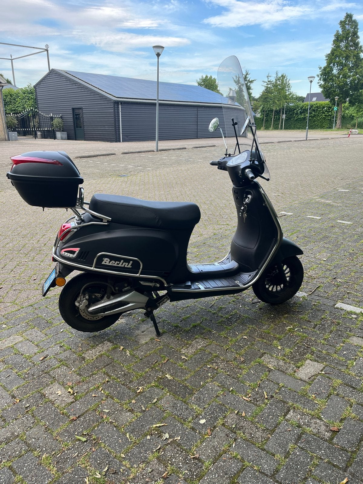 Prachtige elektrische scooter met dubbele accu, Ophalen, Gebruikt, Elektrisch