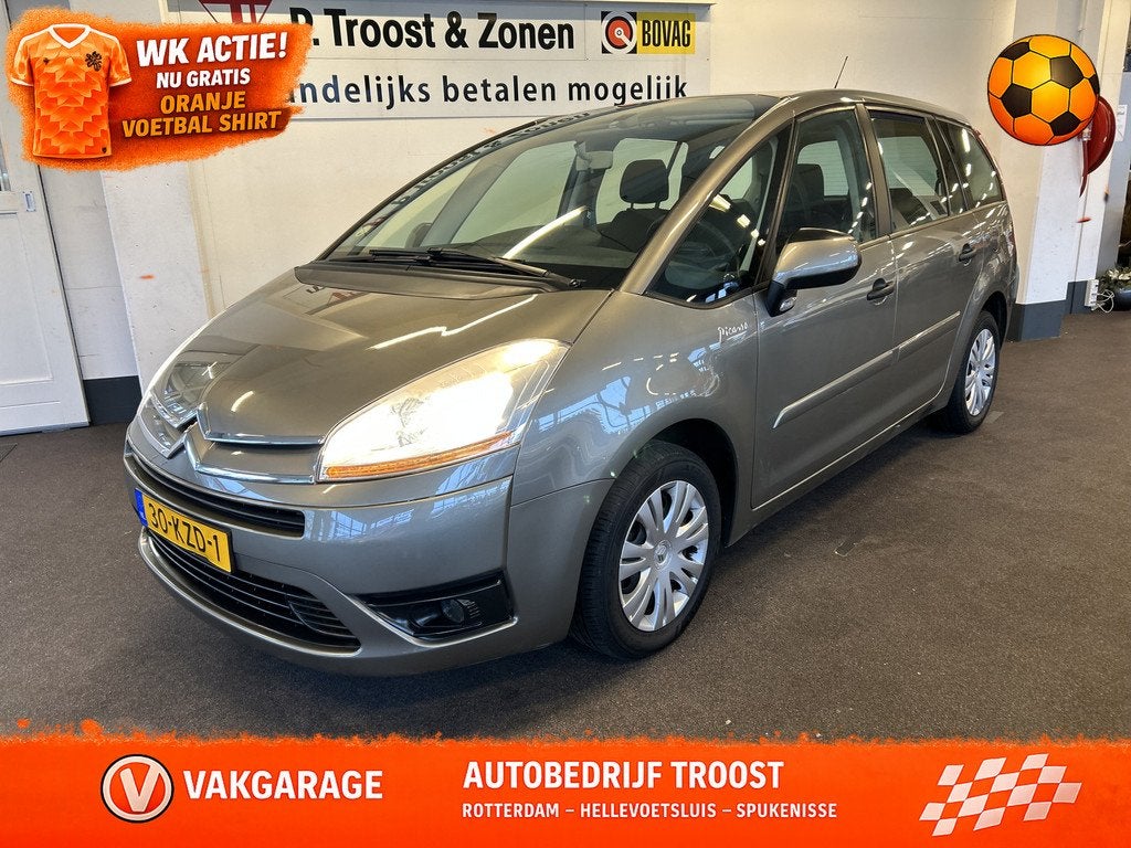 Citroën Grand C4 Picasso 1.6 VTi Prestige 7p. | Cruise cont, Auto's, Voorwielaandrijving, Traction-control, Stof, Gebruikt
