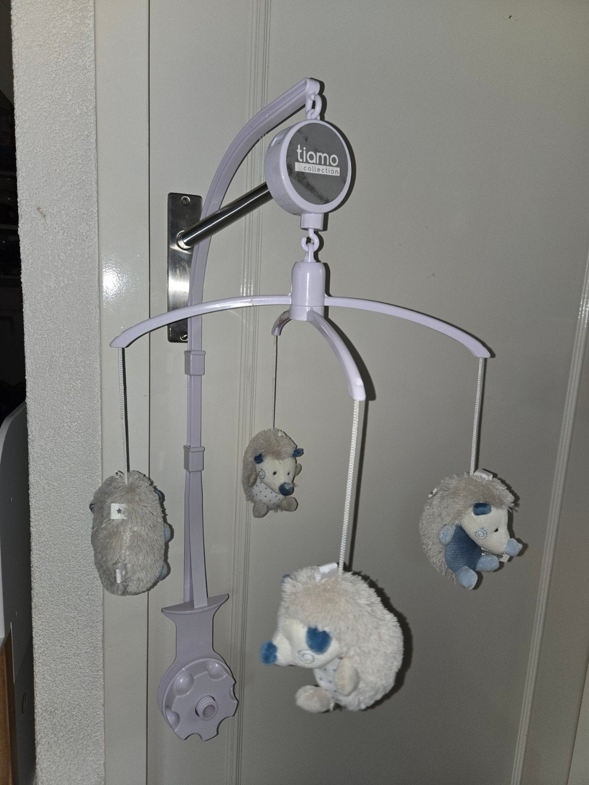 Tiamo Collection Baby Mobiel met Egeltjes, Kinderen en Baby's, Ophalen, Zo goed als nieuw, Mobiel, Met geluid