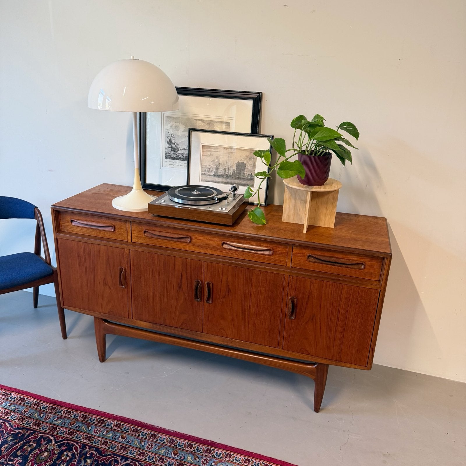 - Vintage dressoir, sideboard •G-Plan• -, Gebruikt, ., 150 tot 200 cm, Ophalen of Verzenden