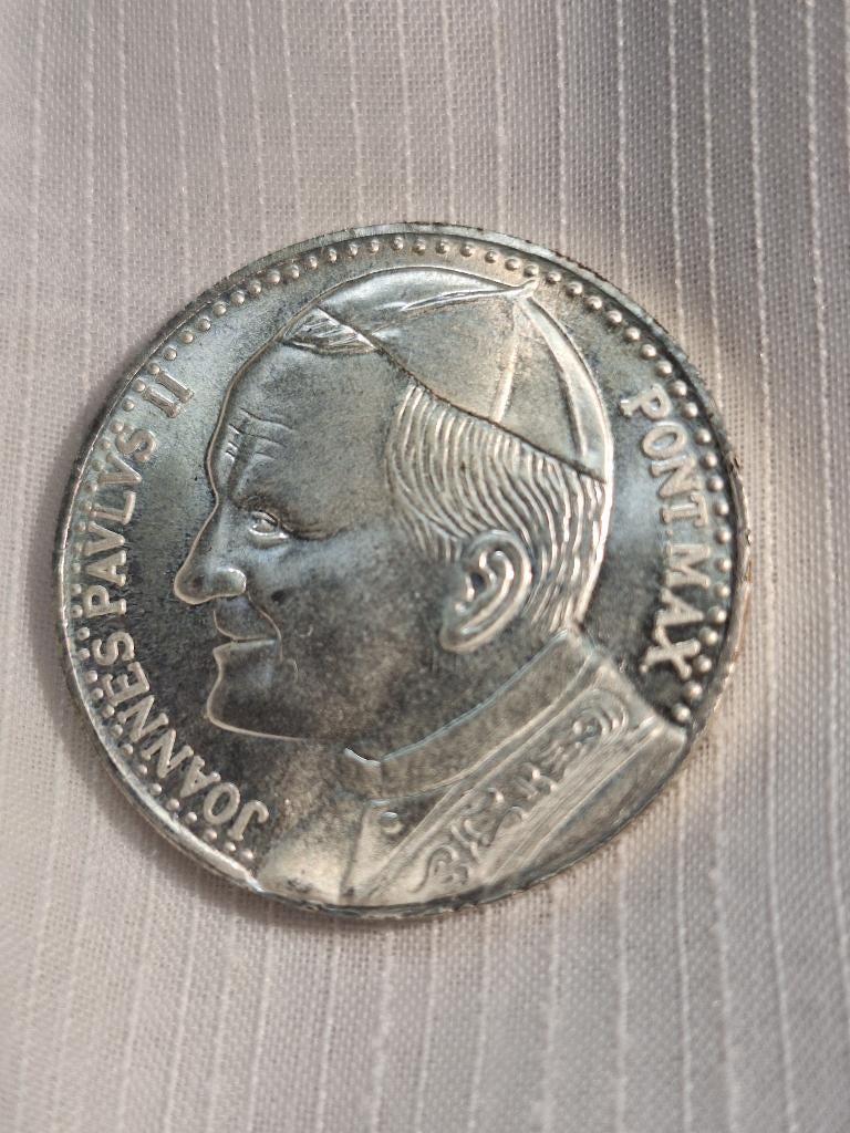 JOHANNES PAULUS II PONT.MAX. 02-10.VI.1979 penning (#2), Ophalen of Verzenden, Overige materialen, Buitenland