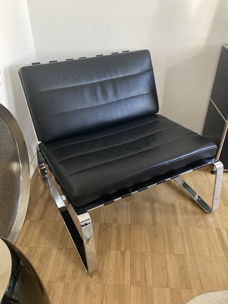 Minotti Delaunay chair excellent condition, Ophalen, Design, 75 tot 100 cm, Zo goed als nieuw
