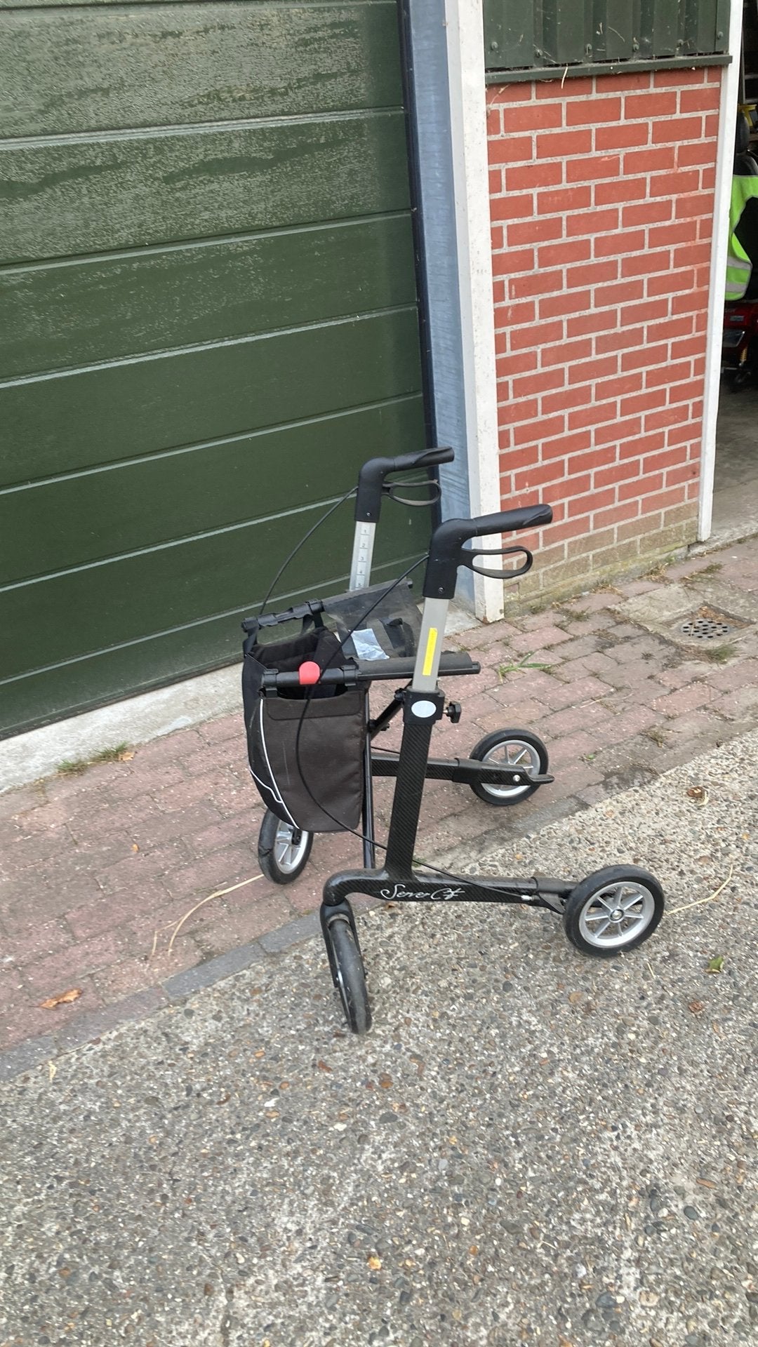 Gratis rollator, Ophalen, Gebruikt