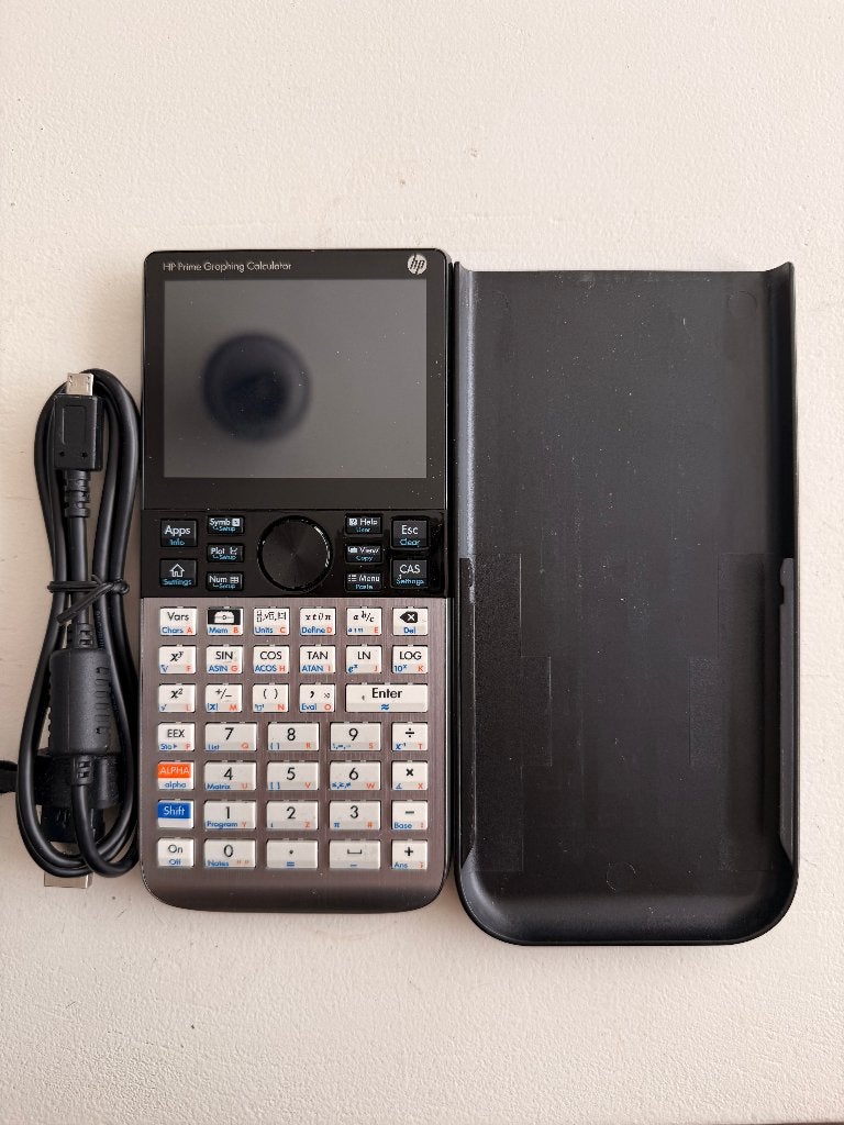 HP Prime Grafische Rekenmachine G2 + USB-kabel, Ophalen of Verzenden, Grafische rekenmachine, Zo goed als nieuw