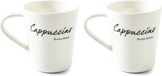 Gezocht Riviera Maison 2 cappucino kopjes, Overige merken, Verzenden, Zo goed als nieuw, Overige stijlen