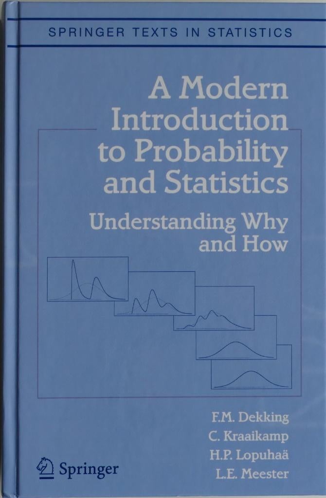 A Modern Introduction to Probability and Statistics -Dekking, Diverse auteurs, Ophalen of Verzenden, Beta, WO
