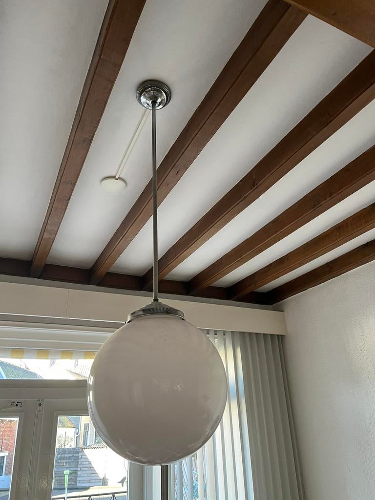 Te koop hanglamp, Ophalen, Gebruikt, Glas, 50 tot 75 cm