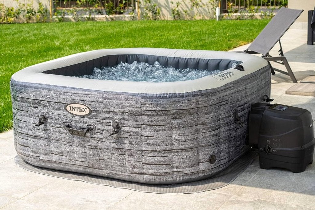 INTEX Whirlpool PureSPA Greystone Deluxe Jacuzzi, Ophalen, Zo goed als nieuw, Overige typen
