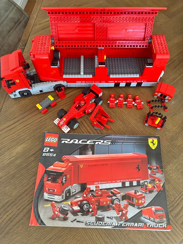 Lego Racers 8654 Ferrari, Ophalen of Verzenden, Zo goed als nieuw