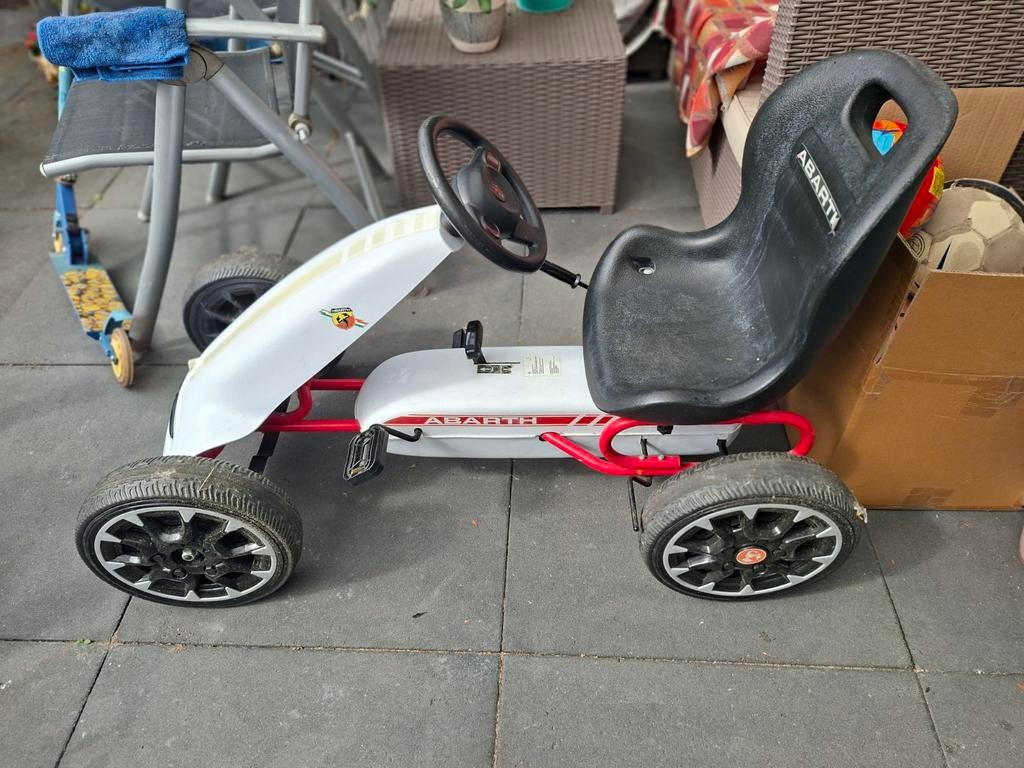 Abarth skelter - Wit/Rood, Ophalen, Gebruikt, Trapvoertuig