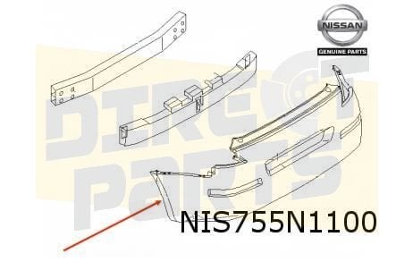 Nissan 350Z achterbumper (te spuiten) Origineel! H5M22CD725, Auto-onderdelen, -, Verzenden, -, Nieuw