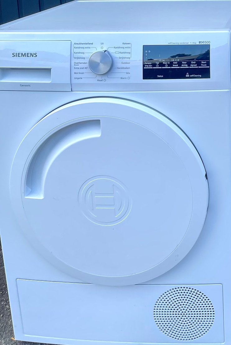 Mooie Siemens IQ500 Warmtepompdroger 9KG A+++ top staat, Witgoed en Apparatuur, Anti-kreukfase, 8 tot 10 kg, Ophalen of Verzenden