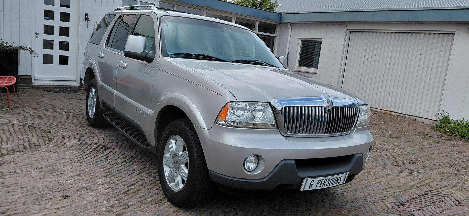 Lincoln AVIATOR 4.6 V8 Automaat 4X4 6 Zitter met Leder Prach, Auto's, Lincoln, 450 kg, Gebruikt, Met garantie (alle), Leder