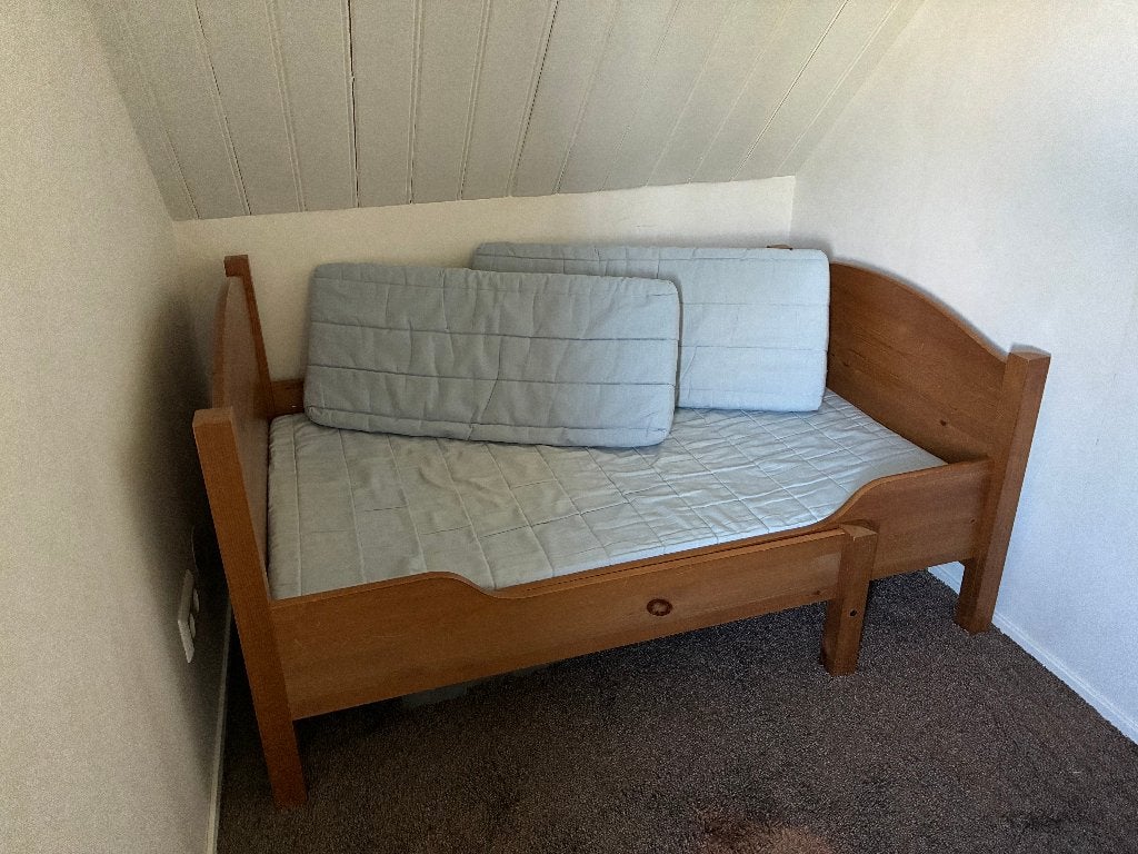 Houten meegroeibed, 85 tot 100 cm, Gebruikt, 180 cm of meer, Ophalen