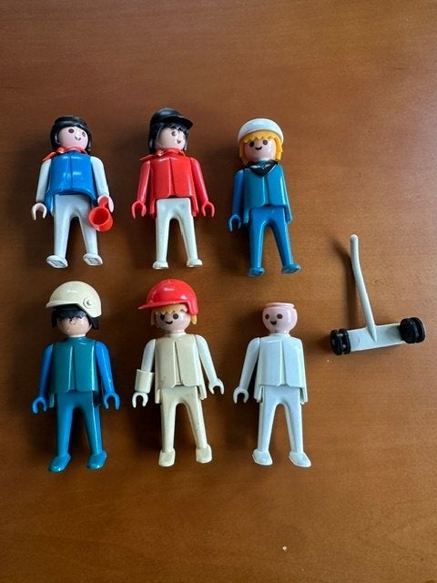 Aantal oude playmobil poppetjes uit 1974, Ophalen of Verzenden, Gebruikt, Losse onderdelen, Figuren