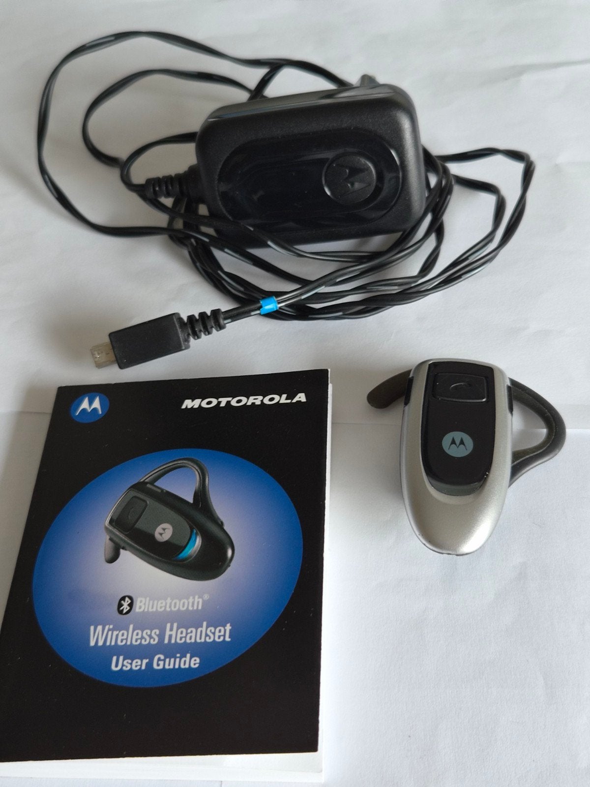 Motorola H350 universele Bluetooth Headset incl.lader en han, Telecommunicatie, Ophalen of Verzenden, Gebruikt, Overige typen