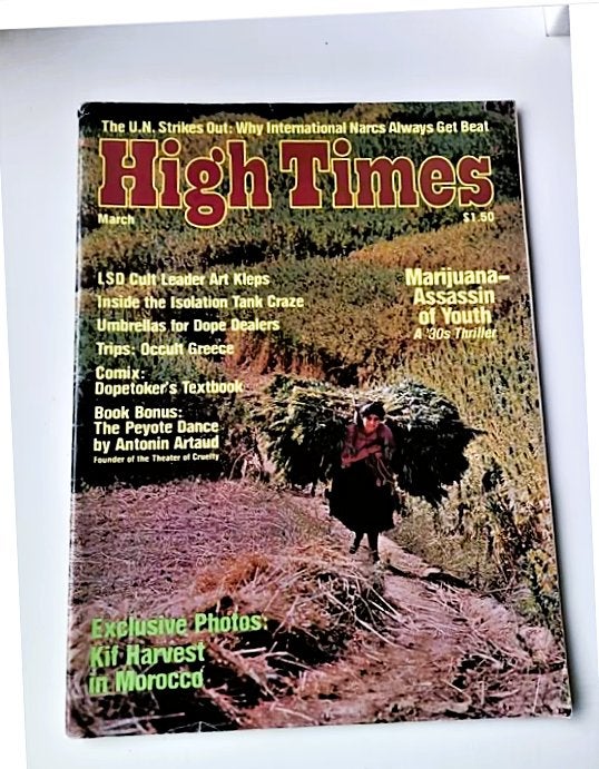 High Times Magazine Maart 1976 - Cannabis & Tegencultuur, Boeken, Ophalen of Verzenden, Zo goed als nieuw, Overige typen