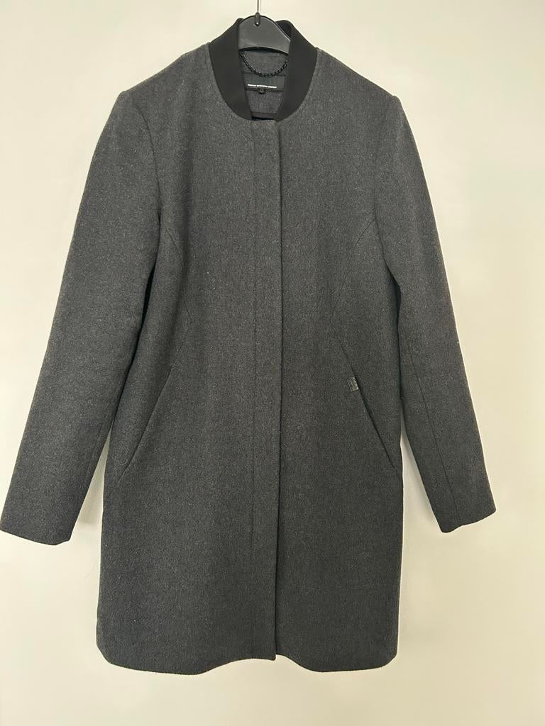 Superdry halflange jas, Verzenden, Gedragen, Maat 36 (S), Grijs