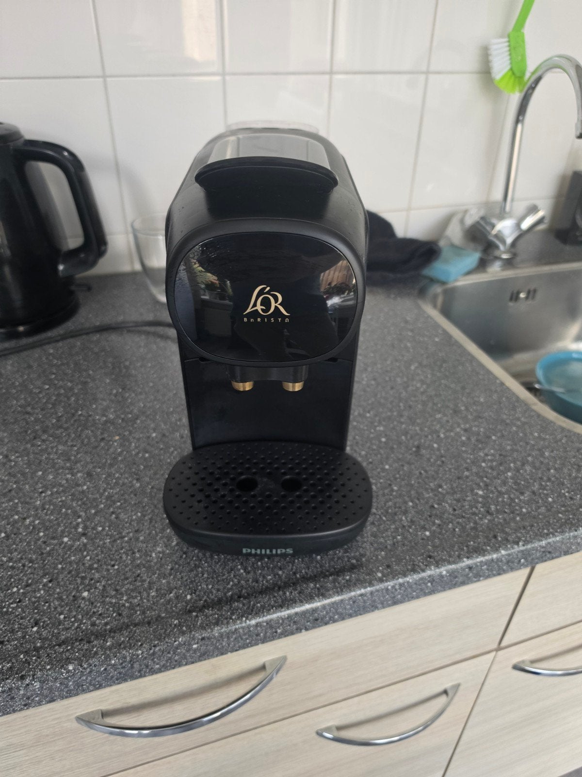 Philips L'OR Barista Koffiezetapparaat Zwart, Witgoed en Apparatuur, Koffiezetapparaten, Ophalen, Gebruikt, Espresso apparaat