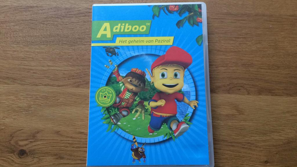Pc cd Rom Adiboo en het geheim van Pirazel, Spelcomputers en Games, Games | Pc, Zo goed als nieuw, Puzzel en Educatief, 1 speler