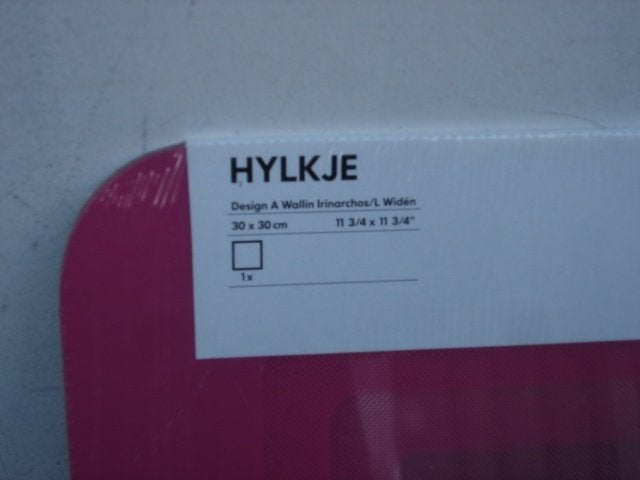 SET van 4 stuks Vintage roze spiegel [ HYLKJE / Ikea ] '90, Minder dan 50 cm, Nieuw, Ophalen of Verzenden, Minder dan 100 cm