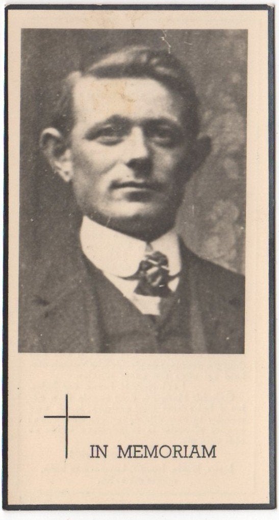 Engelbertus M. Huijbregts 1891 - 1944 Tilburg, 53 jaar oud, Verzenden