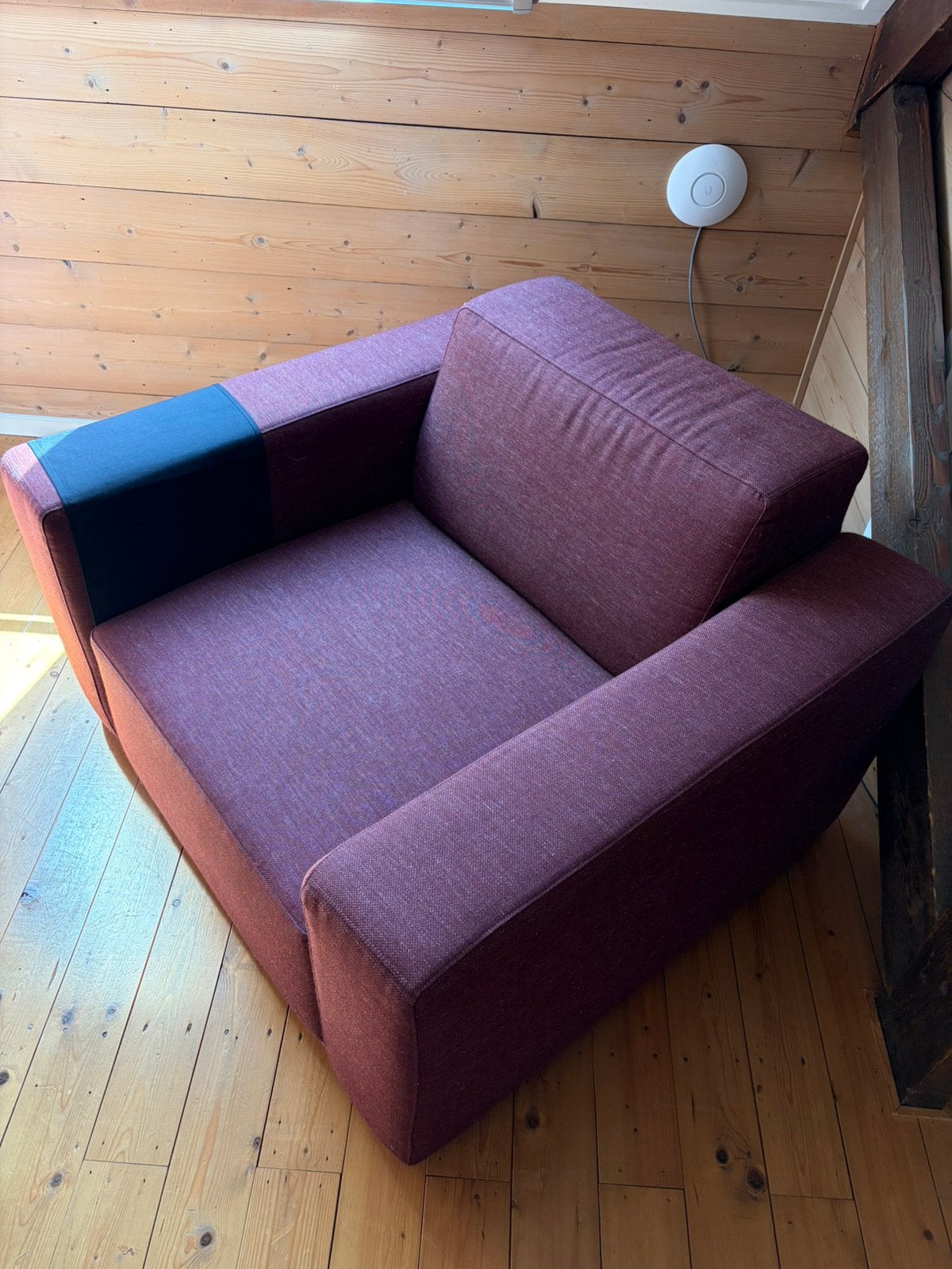 Bank / fauteuil / loveseat, Ophalen, Tweepersoons, 75 tot 100 cm, Zo goed als nieuw