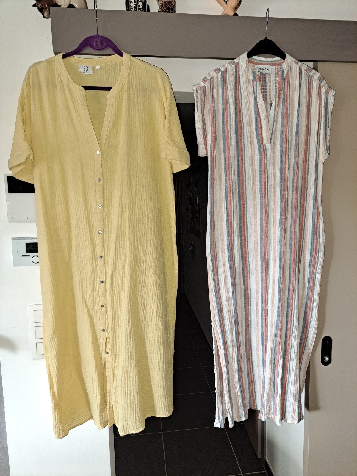 Zomerjurk, maxi, katoen, strand,..., Wit, Maat 42/44 (L), Ophalen of Verzenden, Zo goed als nieuw